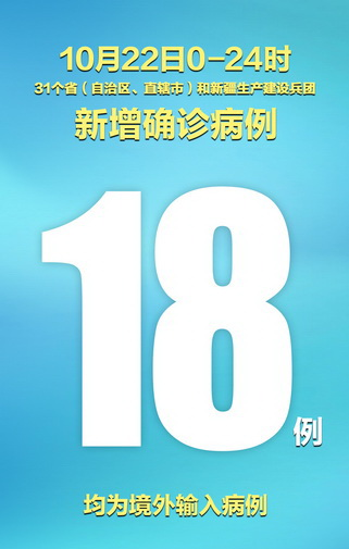 31省新增18例均为境外输入_31省新增境外输入17