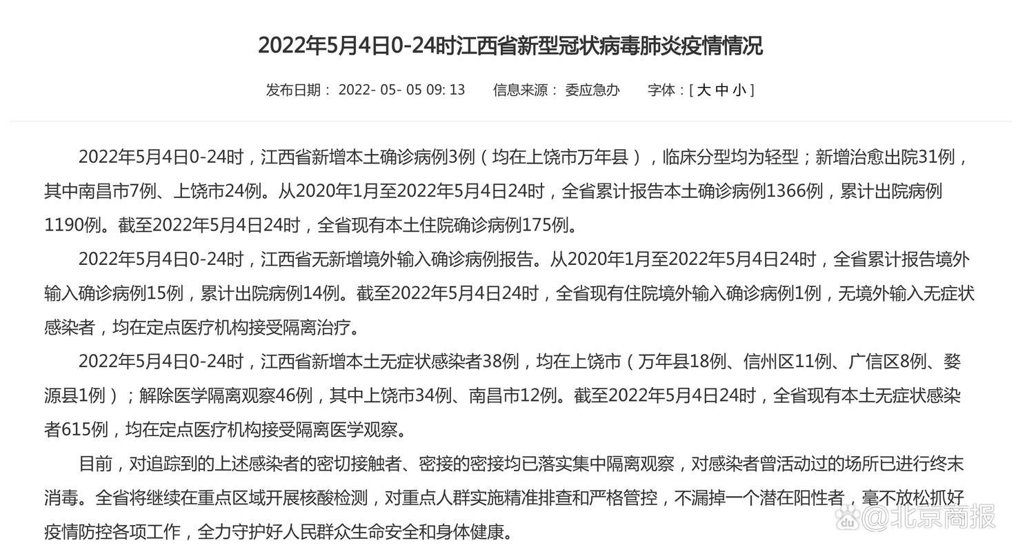 【江西省上饶市疫情最新实数据_江西上饶地区疫情】