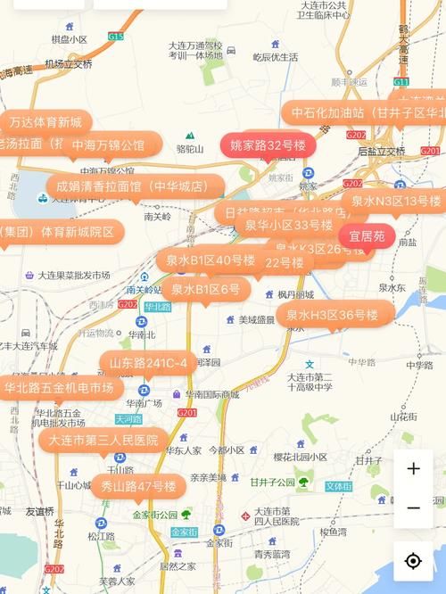  辽宁大连甘井子区有什么疫情地区:大连甘井子区地图全图最新