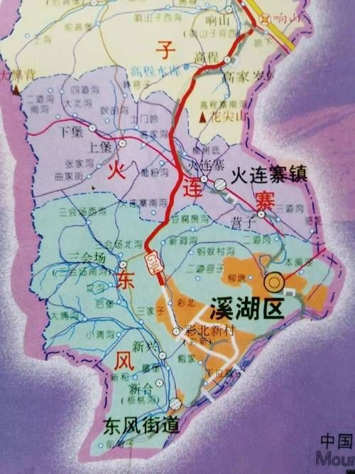  疫情防控中风险地区!辽宁省本溪市溪湖区:本溪溪湖封路示意图