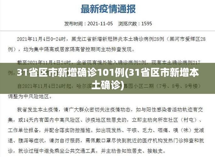 【31省份新增29例阳性感染者及29例无症状,31省区市新增71例确诊】