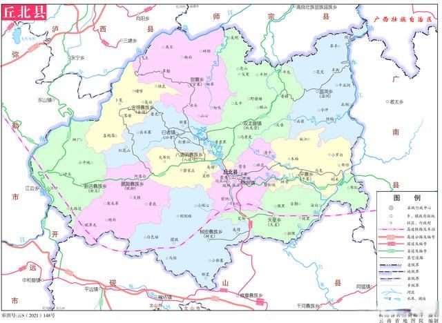 云南省文山壮族苗族自治州丘北县今日新增破14/文山丘北县地图全图